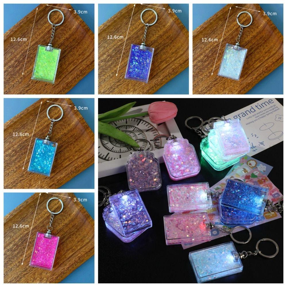 

Nightlight Luminous Night Goo Card Oil quicksand DIY Goo Card Brick Key chain Pendant