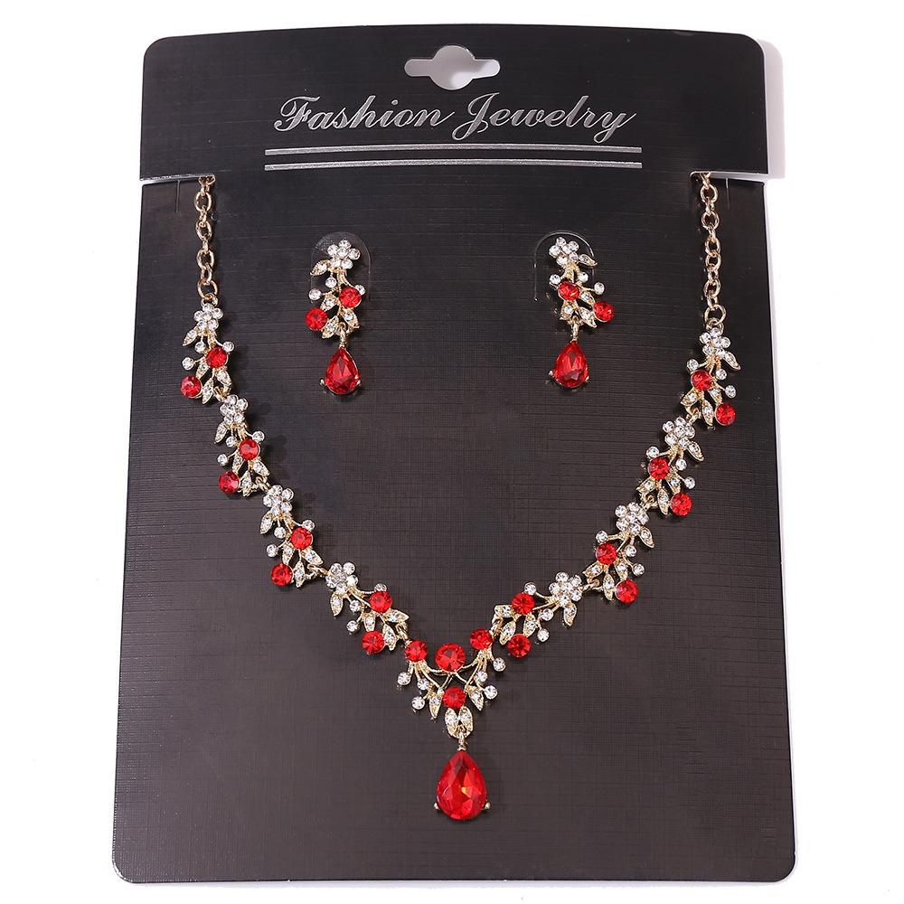 Luxury Flower Choker Necklace Set Vintage Necklace Set New Necklace Earrings Set  Women