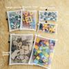 1pc Toy Storage Bag 1pc Building Block Puzzle Sub-package Bag Children Small Particle Zipper Transparent Finishing Storage Box KTY