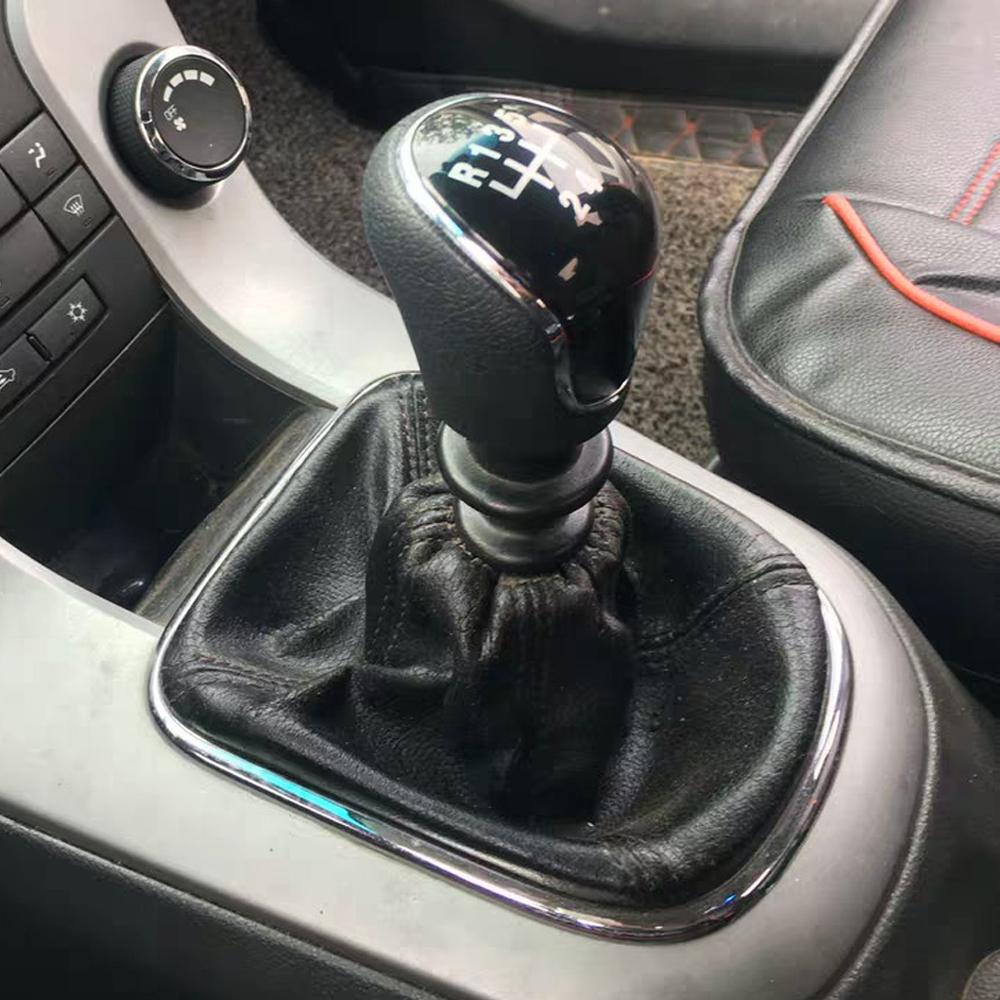 5 Speed Manual Transmission Shift Knob Gear Head For Chevrolet Chevy Cruze 2008-2014 1.6L 1.8L Black ABS