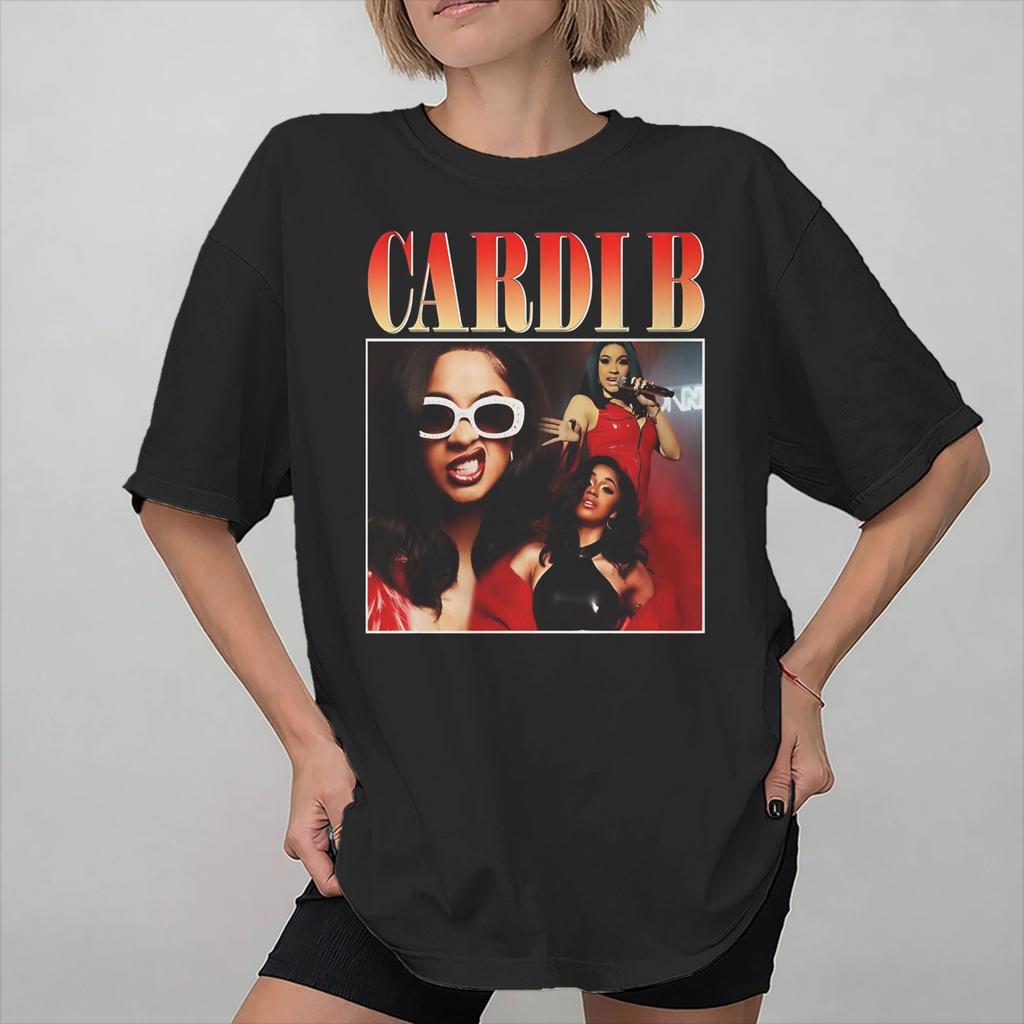 Unisex Women New Arrival Cardi B Tour Concerts Little Miss Drama 2026 Tour Tee T Shirt 100 Cotton Tshirts Clothing