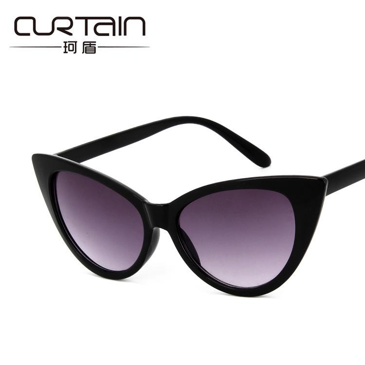Retro sexy cat's eye sunglasses, fashionable European and American trend sunglasses, sunglasses, Elvis glasses.