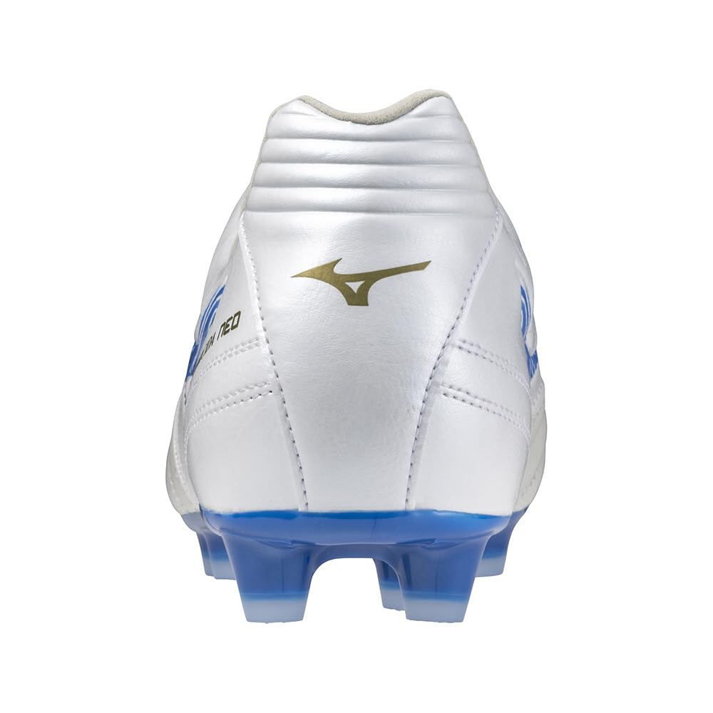 Mizuno Monarcida NEO 3 Wide PRO Soccer Club White x 3E Cleats, Football, Wide, Lightweight, Blue, 28.0 cm,
