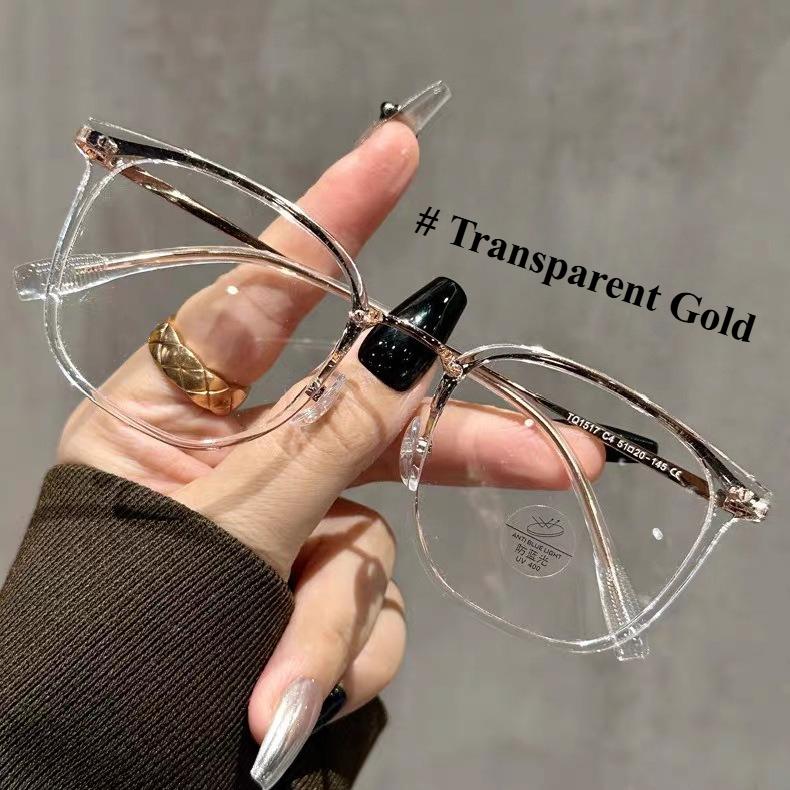 Lesebrille Modisch Rechteckig Blaulichtfilter Neutral Beliebt High-End Sensorische Brille Metall+PC Brillengestell