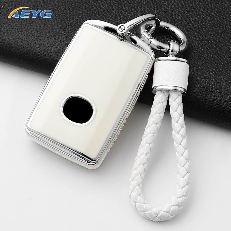 Fashion Soft Tpu Car Key Case Cover Shell Fob For Mazda 3 Alexa Cx30 Cx-4 Cx5 Cx-5 Cx8 Cx-8 Cx-30 Cx9 Cx-9 Keychain Accessories