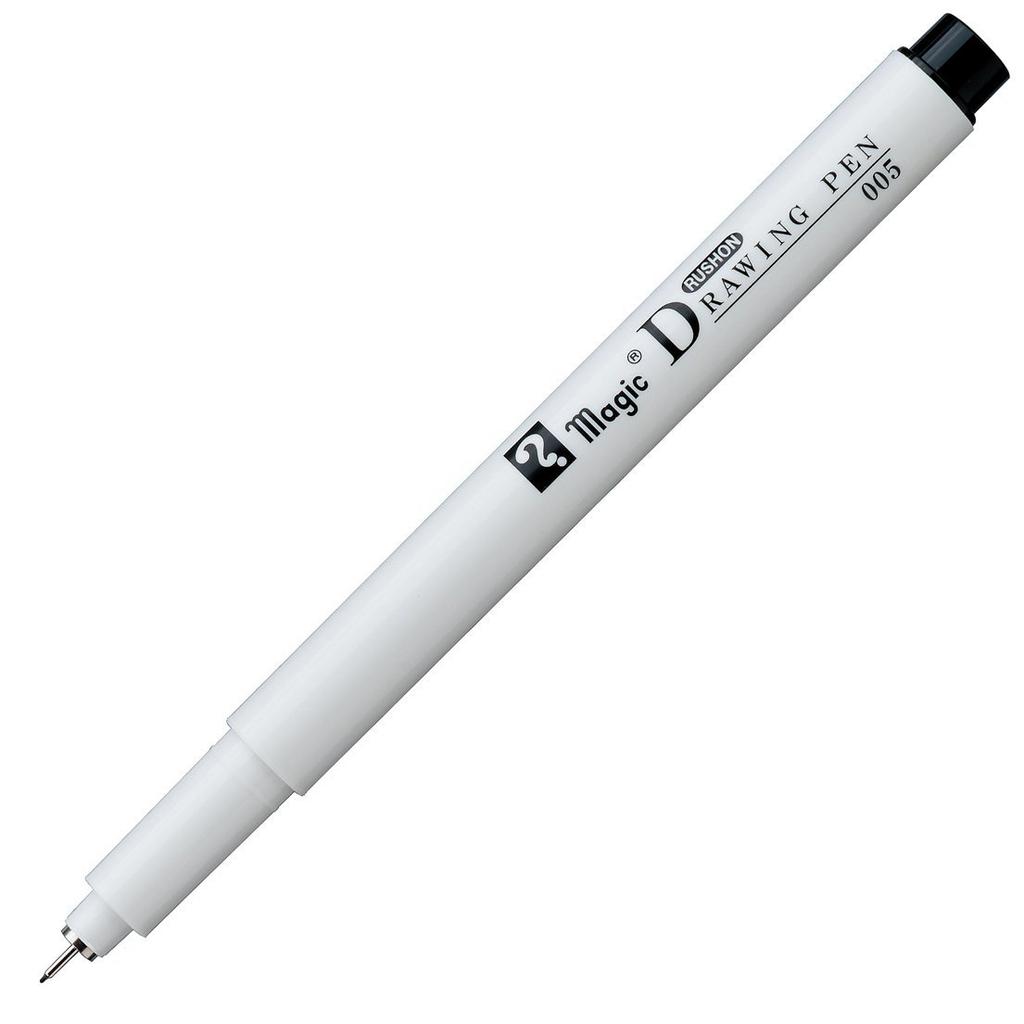aqatec Magic Rasson Drawing Pen 0.05mm Black - Professional Fine Liner for Manga, Illustration, Technical Drawing, Set of 10