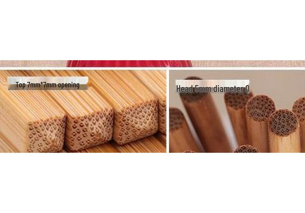 Traditional Unpainted Bamboo Chopsticks - Old Model, Thick Head Design