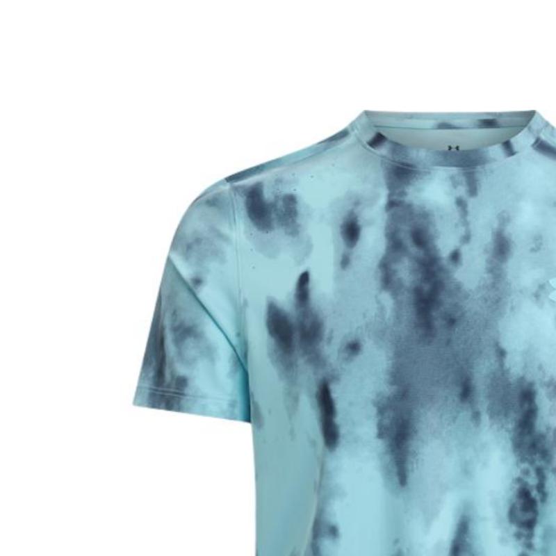 Under Armour Launch Elite Cool Series Comfortable Breathable Running Short Sleeve T-Shirt Men Tops Stream-Blue 1389804-494