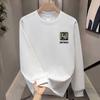 American Heavy Trendy Brand Pure Cotton Printing Men'S Long-Sleeved T-Shirt Spring And Autumn Sweater Casual Round Neck High-End T-Shirt