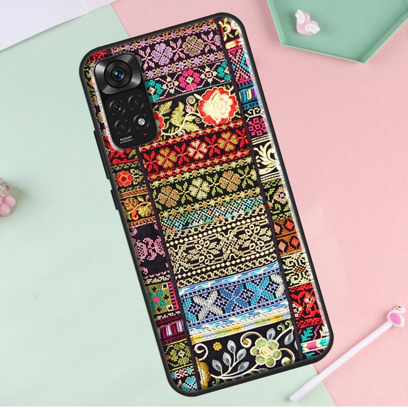 

Вышитые цветы для Redmi Note 12 Pro Plus Чехол для Redmi Note 10 8 9 11 Pro 12S 11S 10S 9S 9C 10C 12C Чехол Redmi Note 12 Pro 5G