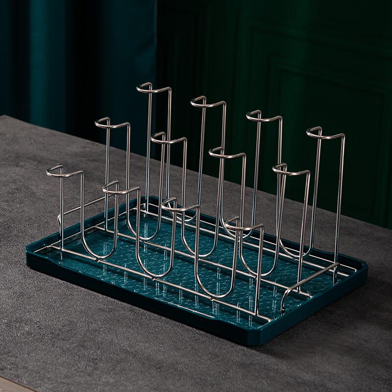 Morona glassholder i rustfritt stål for tørking av kopper