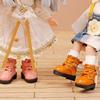 Ob11 Casual Chain Boots Shoes Leather Boots Molly Sister Head Shoes GSC Plain Doll Shoes Doll Accessories 1/12bjd Shoes New