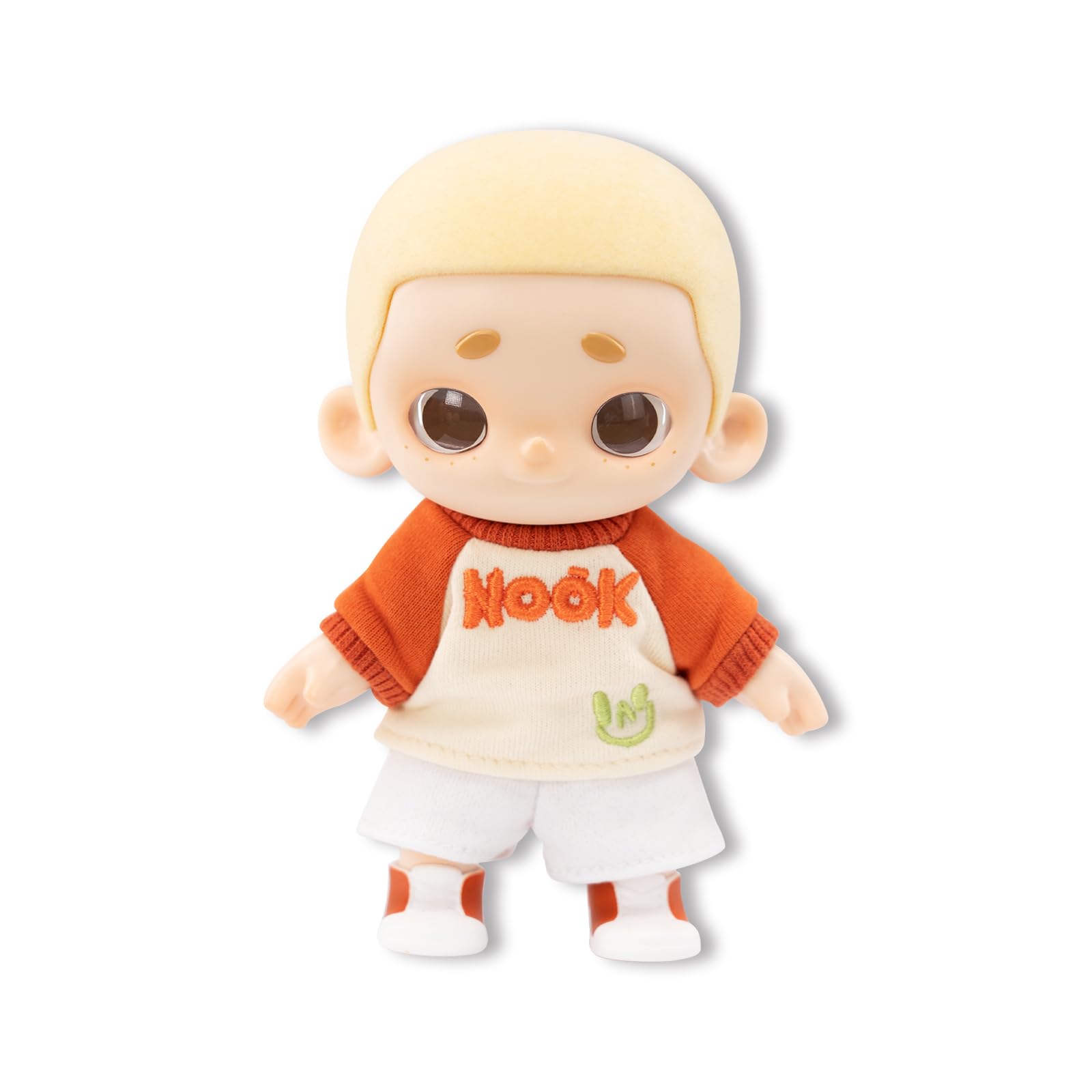 52TOYS BLINDBOX NOOK Плюшевый Блайндбокс Первое Издание «OOTD» (Наряд дня) Виниловая мягкая игрушка для лица со сменной одеждой, пушистая, раскрашенная,