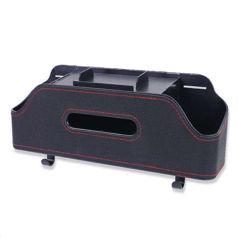 3 în 1 suport pentru pahare auto pentru scaunul din spate, cutie de depozitare, suport pentru telefon, cutie pentru șervețele cu curele, organizator pentru bancheta din spate auto pentru interiorul mașinii