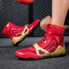 High Top Big Size 47 46 Men's Women's Boxing Shoes Sanda Shoes Combat Training Squat Wrestling Competition Boots