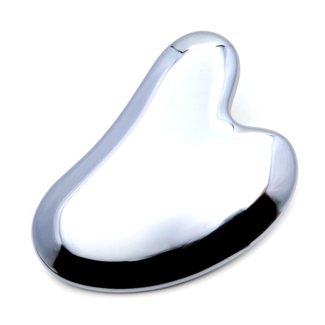 

Пластина Гуа Ша для лица и тела из терагерца без отверстий [ЗОЛОТОЙ КАМЕНЬ] Тело, Минерал, Массаж, Похудение, Красота, М-образная,