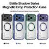 Applicable To IPhone17ProMax Magnetic Mobile Phone Case Magsafe Magnetic Suction 16Pro Transparent 15 Protective Case All-inclusive