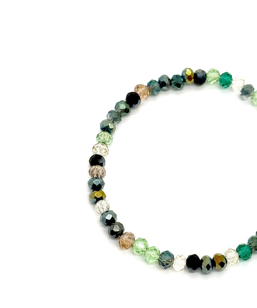 Monoflux Glint Line Bracelet _ Green Glint
