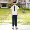 Adult Autumn College Style Poetry Recitation Performance Costume Set for High School Sports Meets