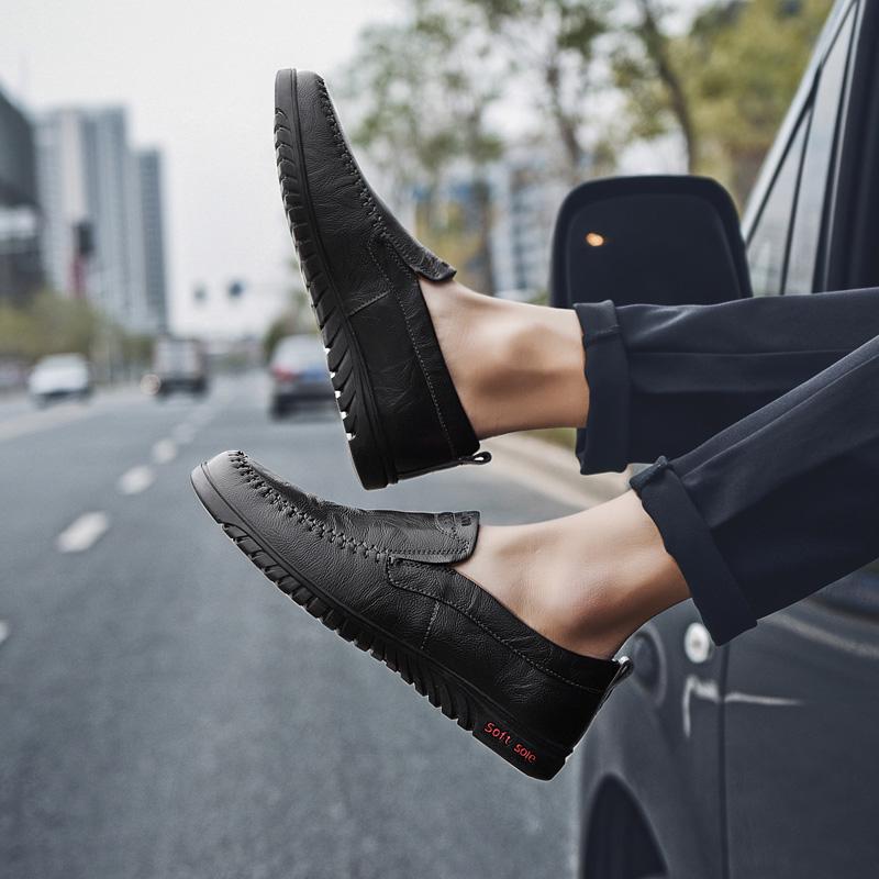 Large Size Casual Leather Shoes Men Fashion Driving Men's Shoes Mens Loafers