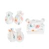 Non-Toxic Newborn Hat+Gloves+Socks Set For Baby Children&Children Cotton Fall Casual Pography Props Soft Headwear Infant Nightcap Fashion
