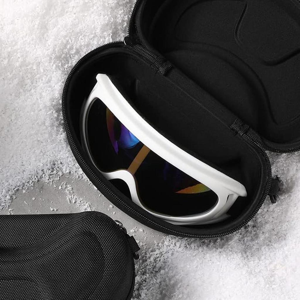 High Use Ski Goggle Case Winter Water Resistant Shockproof Shell Hard Ski Goggle Case Snow Swim Goggles Water Resistant Storage