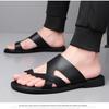 Men's Flat Slippers New Outdoor Breathable Casual Soft Sole Beach Shoes Lightweight Comfort Fashion Non Slip Male Sandals