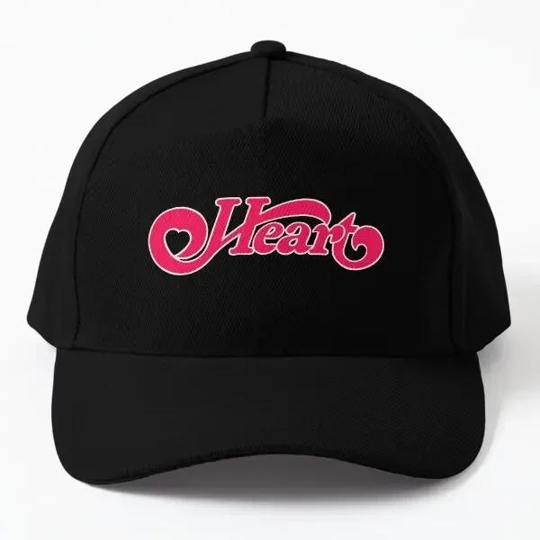 

Heart Band Baseball Cap Hat Fish Bonnet Sport Boys Printed Casquette Hip Hop Solid Color Czapka Outdoor Women Black Summer Black