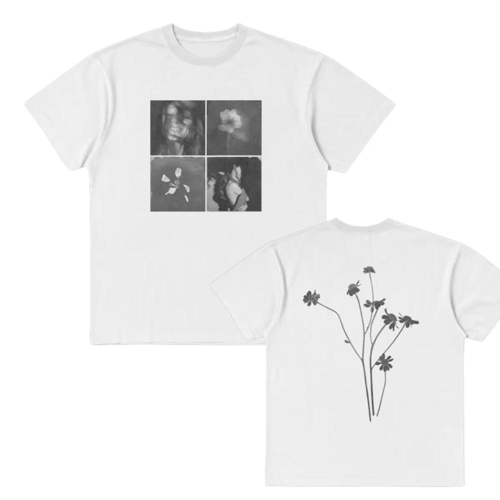 

Ariana Grande Petal Tile Photo Tshirt Men and Women Summer Cotton Y2K Clothing Fashion Round Neck Women Clothes Gothic 4XL
