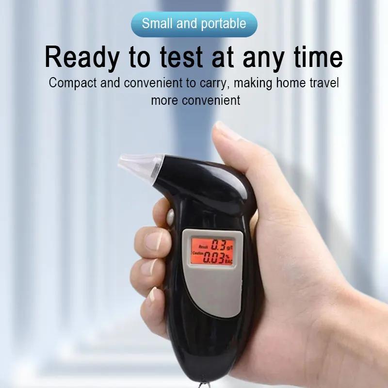 Birds Beak Vehicle Breathalyzer Blowing Digital Display Detector For Vehicle Portable Drink-driving Breathalyzer