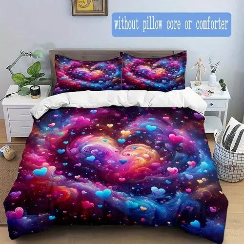Hot Air Balon Soft Duvet Cover Soft Duvet Cover Featuring Hot Air Balon Patern Suitable for Children Kids Adult Peoples Soft Warm Breathable
