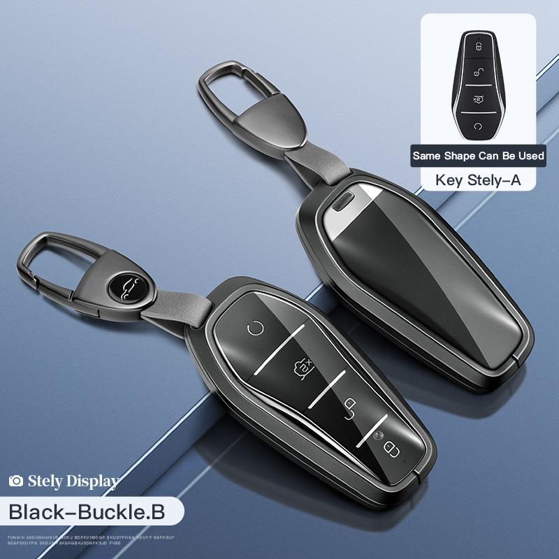BYD Key Case for Tang DM/MAX/Song Pro/Qin PLUS/Yuan Cars - Full Wrap Shell Buckle