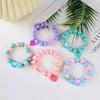 Bead hand rope bracelet acrylic love mobile phone case pendant pendant color green bracelet delivery guarantee digital