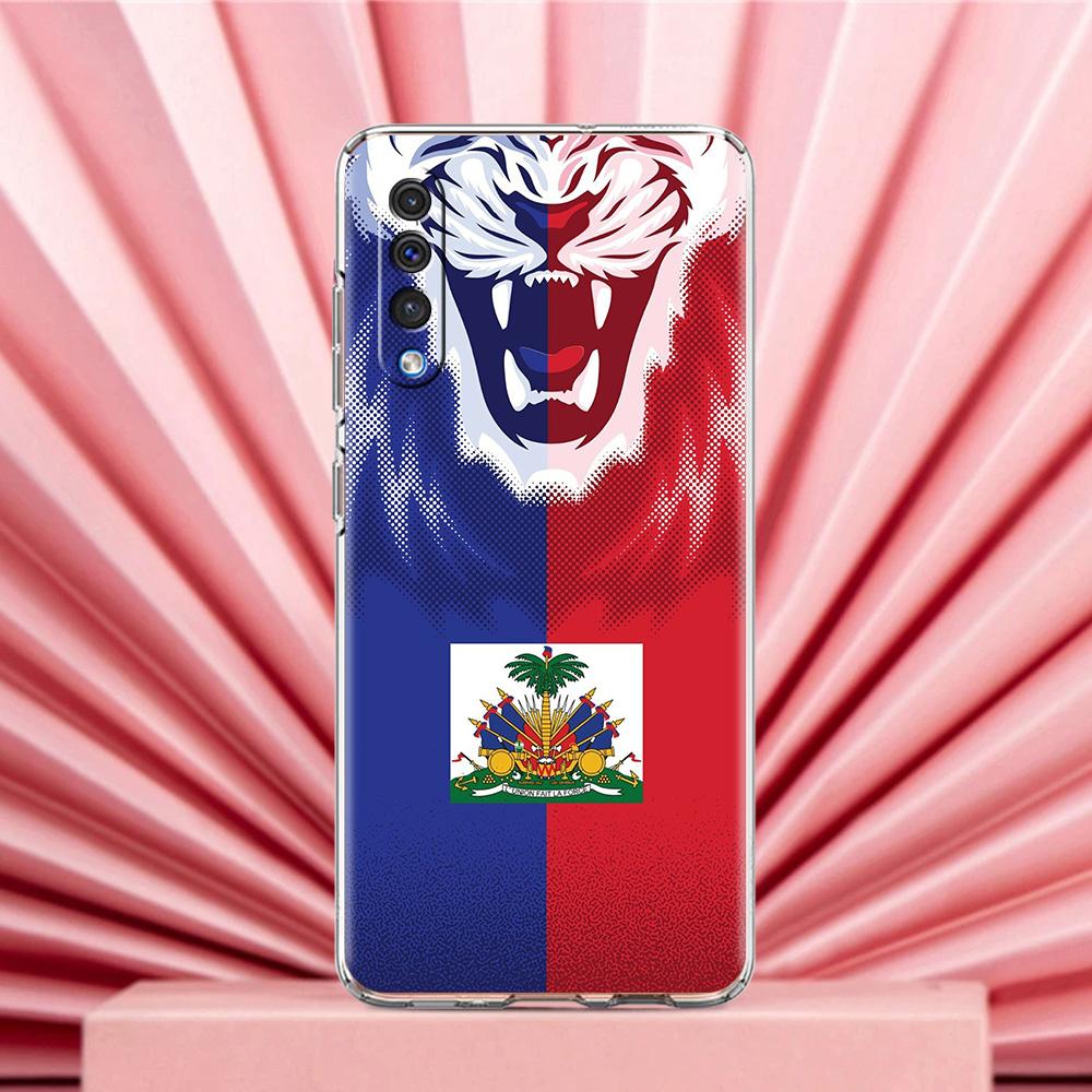 Phone Case For Samsung A56 A36 A26 A24 A16 A14 A12 A32 A50 A70 A22 A40 A34 A54 A42 A52 5G A04s A06 Cover shipping Haiti Flag