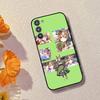 Umamusume Pretty Derby Game Satono Diamond Phone Case Black Silicone Soft For Samsung Galaxy A73,A72,A71,A70,A53,A52,A51