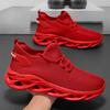 Large Size Hot-size Flying Woven Sports Shoes Mosaic Sole Running Shoes Casual Mesh Shoes