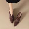 2026 Spring and Autumn New Fashion Pointed Toe Stiletto Heels Women's Shoes Comfortable Classic Versatile Temperament High Heels