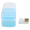 30 Holes Nail Drill Bit Holder Cleaning Brush Case Dsut Proof Stand Display Storage Manicure Tools