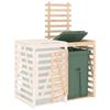 Bin Shelter Extension On Wheels Solid Pine Wood