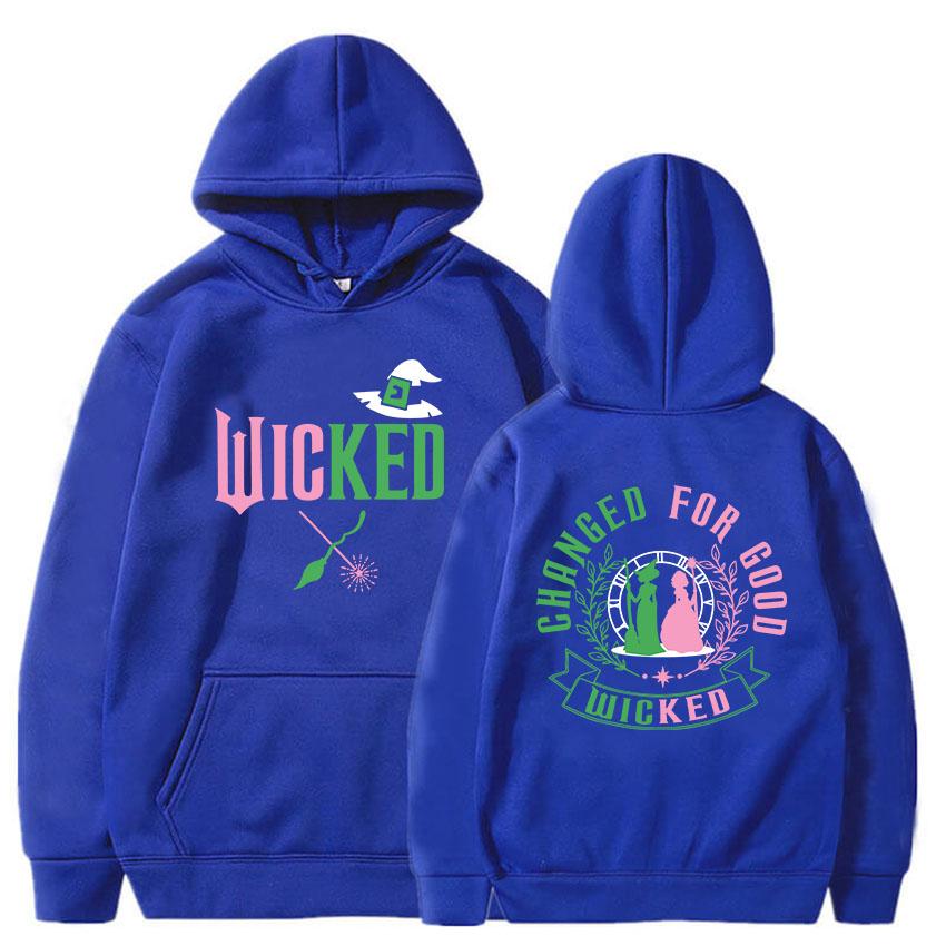 Changed for Good Wicked Fantasy Movies Hoodies Graphic Clothes Women Men Hooded Winter Sweatshirts Moletom Casual Female Hoodie
