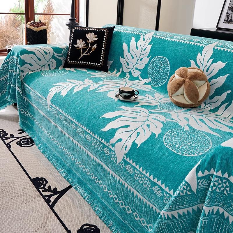 Chenille Sofa Cover Cloth, Non-slip, Stain-resistant, High-end One-piece Sofa Cushion, Washable Four-season Sofa Towel