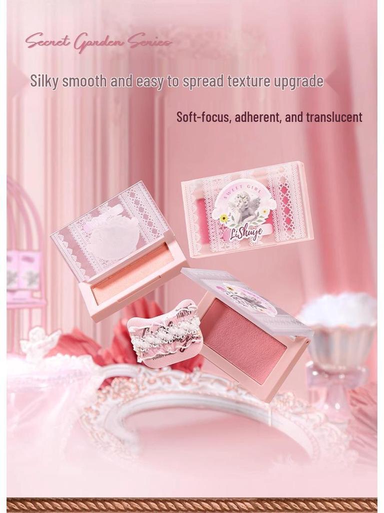 Lychee Secret Garden Purple Blush: Brightening, Soft Texture, Girlish Look