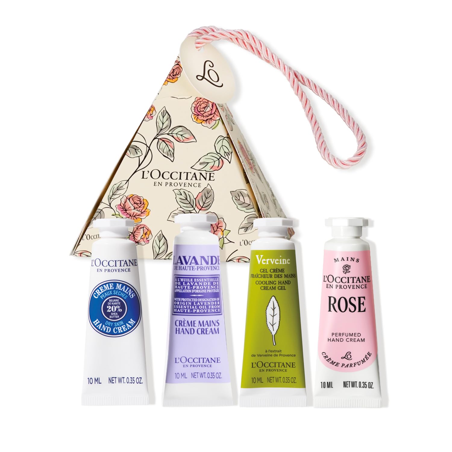 LOCCITANE Cadeau en Fleurs Hand Cream 10mL 4 Bottles Gift Set