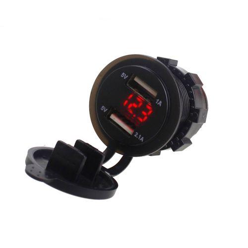 Dual QC 3.0 Car Charger USB Outlet Quick Charging Outlet for RV Marine Boat Power Socket Charger Socket