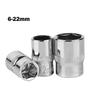 3/8" Head Square Drive Ratchet Wrench Socket Hex Keys Socket Bits Metric Double End Hexagons Sleeves 6-32mm Range