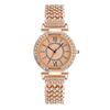 Shsby Women Luxury Crystal Dress Wristwatch Lady Rome Rhinestone Clock Gold Jewelry Watches Casual Quartz Bracelet Watch