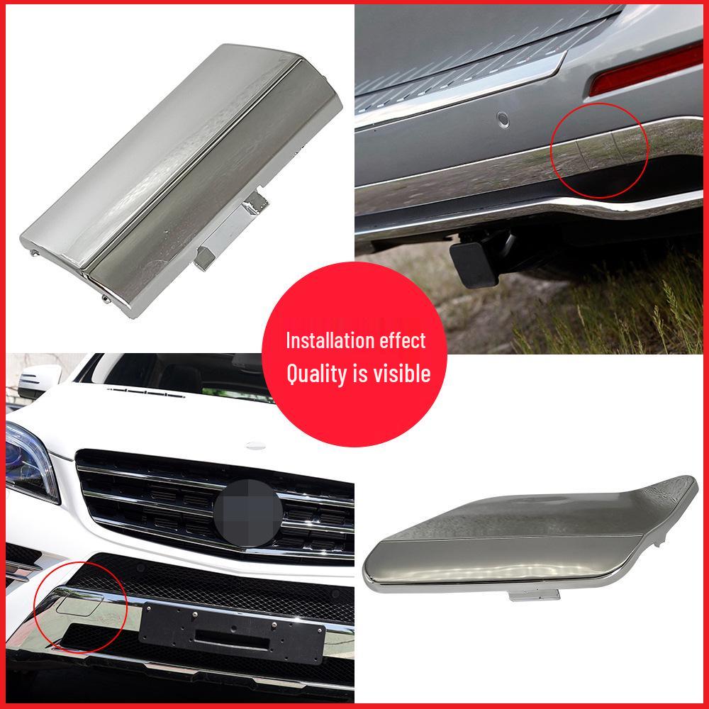 Abschlepphakenabdeckungen vorne und hinten für Mercedes ML-Klasse W166 Stoßfänger 2012-2015
