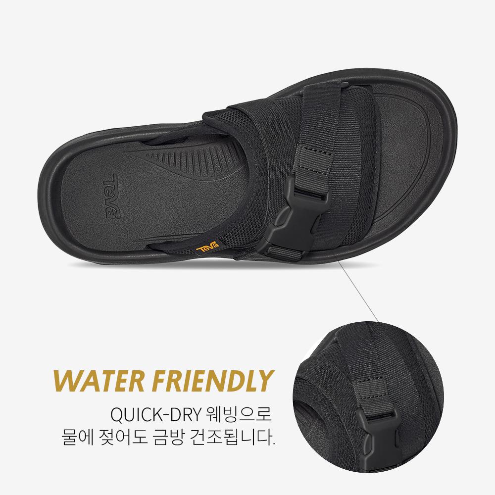 Teva Dámské žabky Hurricane Verge Slide (Blk) Stvf2316210-Blk