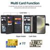 MEGSHI H1 Series For Samsung Galaxy S24+ Case 2-in-1 Magnetic Detachable Wallet PU Leather Phone Cover