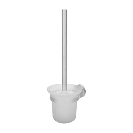 Toilet Cleaning Tools, Household Items, Storage Tools, Toilet Brush Holder Set, Drain Cleaning Goods, Stylish [Made of Ceramic], Matte Finish, Wall